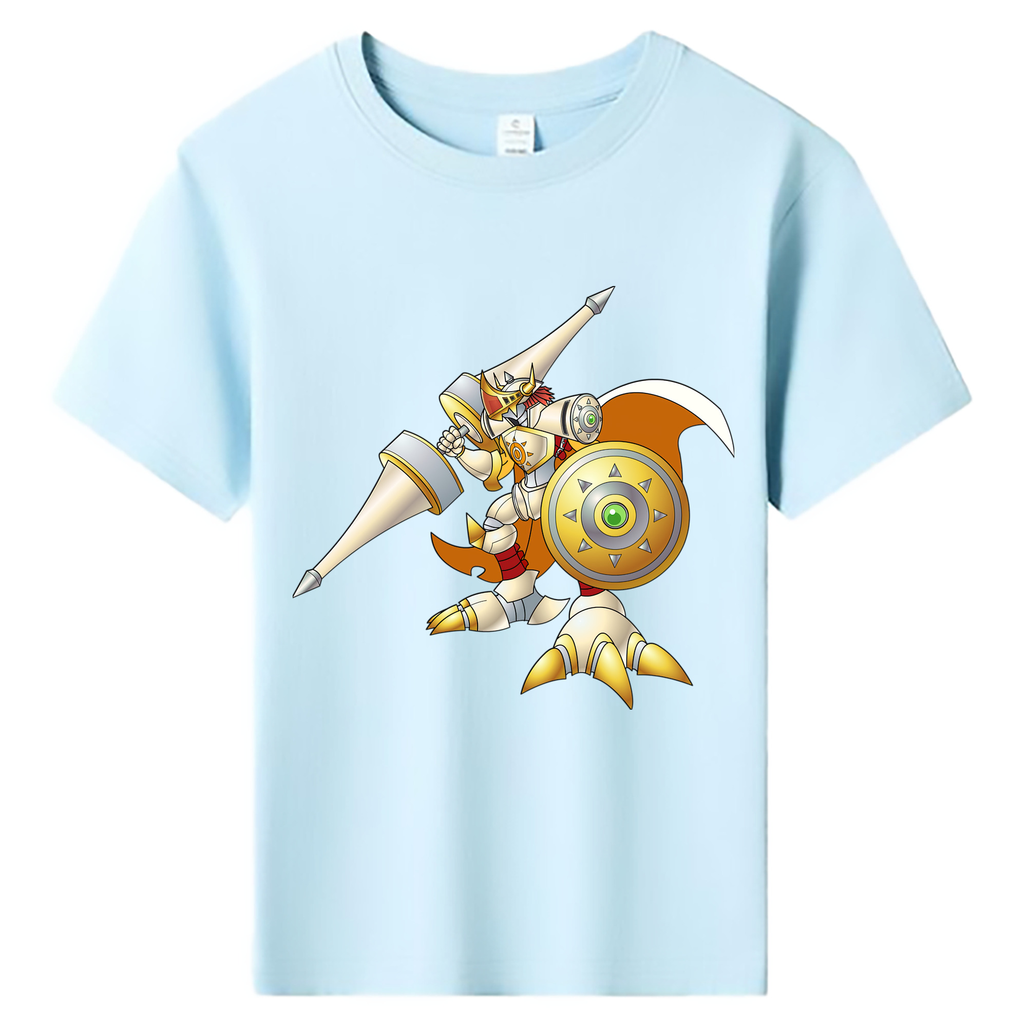 （画像用） Digimon デジタルモンスター/デジモン 綿100％キッズTシャツ（フロントプリント）